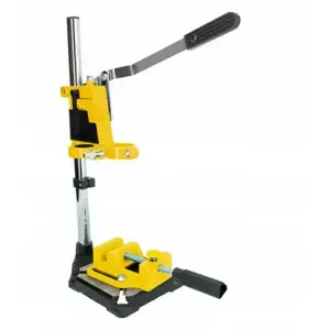 Aptel drill stand with vise CON-STJ-1023 — stationary drill holder with integrated clamping vise