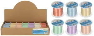 Ribbon roll Craft with Fun CF837 – decorative fabric ribbon 2 m mix pack