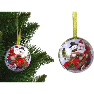 Christmas Metal Bauble Ornament LEAN Sport — Car Design, Model 12609