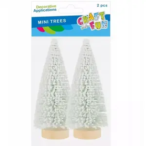 Decorative Christmas Tree Ornaments 15 cm, set of 2 – Craft with Fun (CFBN765)