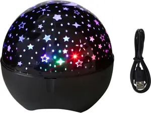 Ночник-проектор и колонка LEANToys 20680 — 2 в 1, чёрный