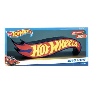 Collectible figure Paladone Hot Wheels PP12798HW — 313 mm, yellow/red, AAA battery-powered