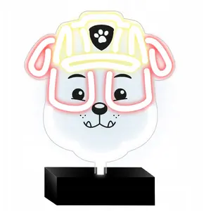 Детская LED неоновая лампа на подставке, Spin Master PAW Patrol Rubble (модель 655048)