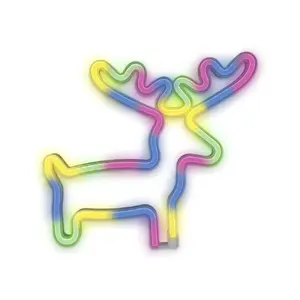 Light decoration figure TelForceOne Forever Light Neon LED Bat FLNE12 — multicolour, PVC, LED, USB/AA, 290×290×23 mm