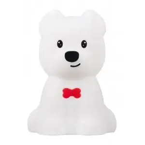 Силиконовая лампа Rabbit & Friends Silly Dog — компактный силиконовый светильник с LED для детей
