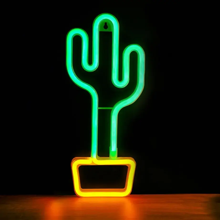 TelForceOne Forever Light Neon CACTUS LED decoration Photo 2