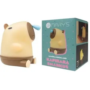 Night lamp Marys Kapibara Smarkuś LED — compact bedside children's lamp