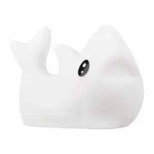 Силиконовая ночная лампа Rabbit & Friends Silly Shark — детский светильник, мягкий силикон, на батарейках