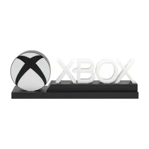 Ночник в розетку Xbox Paladone Icons Light V2 — чёрно‑белый, 300×100 мм, питание USB и AAA