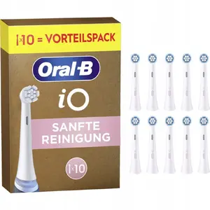 Toothbrush heads Oral-B iO Gentle Cleaning replacement heads, 10 pcs