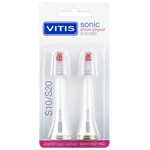 Rezerves uzgaļi Vitis Sonic Gingival elektriskajai zobu sukai S10/S20, 2 gab.