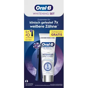 Replacement electric toothbrush heads Oral-B 0058407 — 4 pcs, black, compatible with Oral-B, 44×103×220 mm