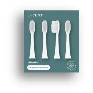 Replacement Toothbrush Heads Be Lucent Spark Heads 4 pcs white