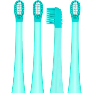 Replacement brush heads VITAMMY for sonic toothbrush Dino blue 4 pcs