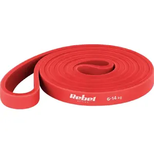 Pretestības lente Rebel Active Powerband PL-2 vidējs pretestības līmenis sarkana — 1 gab.