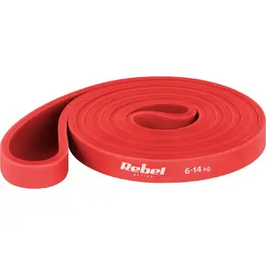Pretestības lente Rebel Power Band PT-2 TPE, sarkanā, pretestība 6–14 kg