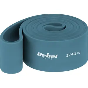 Rebel Active Power Band PL-6 — lateksa vingrinājumu lente, zila, 27–68 kg pretestība
