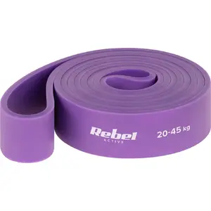 Pretestības trenažieris Rebel Power Band PT-4 TPE, violets, spriegums 20–45 kg