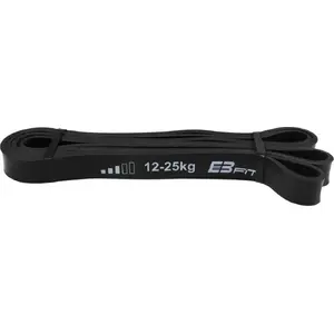 Pretestības gumija EB FIT Powerband vidējs pretestības līmenis melna — 1 gab.