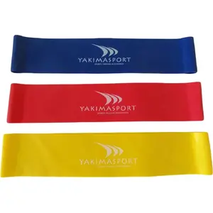 Резиновые петли YakimaSport Mini Band — набор 3 шт., разноцветные, разные уровни сопротивления