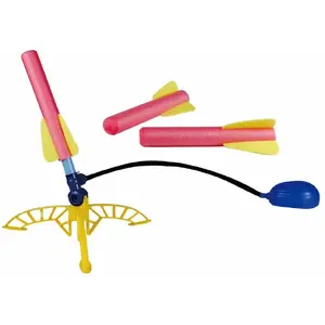 Spring Summer HAPPY SUMMER Stomp Rocket — āra putuplasta raķešu palaidējs rotaļlieta