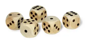 Tactic Bex Sport 541-530 dice game – 50 mm cube dice set, suitable for Yatzy, FSC-certified