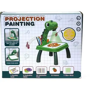 Battery-powered projector Adar with accessories and built-in light