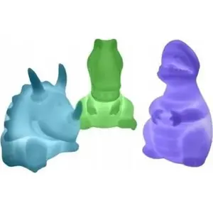 Krāsas mainošu dinozauru lukturu komplekts, lexi book, 3 gab.