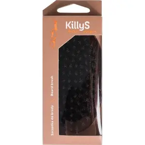 Деревянная щетка для бороды KILLYS For Men — натуральная щетина, компактная