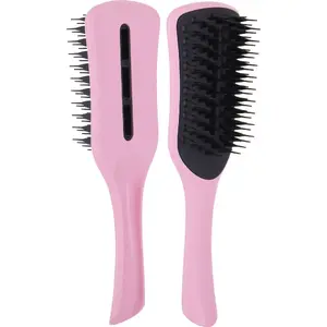 Vented Hairbrush Tangle Teezer Easy Dry & Go — compact vented brush for faster blow-drying, Tickled Pink