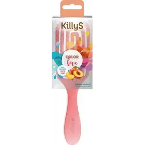 Hairbrush KILLYS Color Love scented peach — KILLYS portable detangling brush