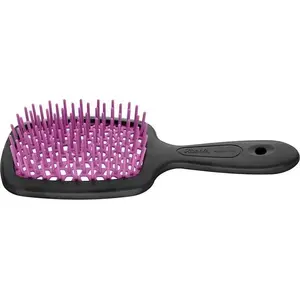 Маленькая расческа-щетка Superbrush для распутывания волос No name модель 8006060650010 черно-фуксия