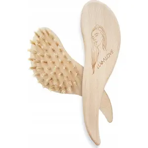 Hairbrush for delicate and tangly hair LullaLove LLV01199, 1 pcs