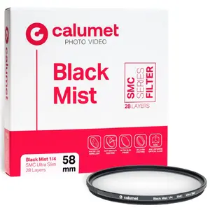 Objektīva filtrs Mist Calumet 58 mm (CALSAB1458), melns/caurspīdīgs, 1 gab.