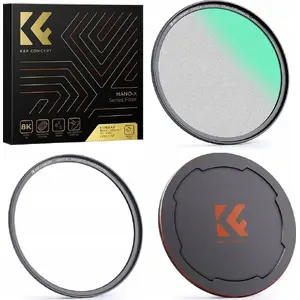 K&F 3-in-1 Black Diffusion Filter 1/4 with 67mm Magnetic Ring and Lens Cap