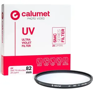 UV filtrs Calumet SMC TG 82 mm Ultra Slim 28 slāņi
