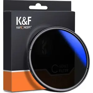 Neutral Density Variable Filter K&F 49mm ND2–ND400 adjustable gray (KF01.1398)