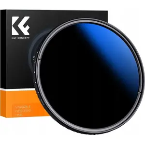 K&F 49mm Variable Neutral Density Filter (ND2–ND2000) Fader Gray, Nano-C KF01.2439