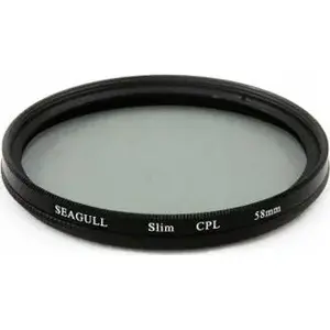 Поляризационный светофильтр SEAGULL CPL Slim 55mm для фото- и видеокамеры