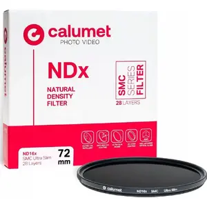Фильтр Calumet нейтральный ND16x SMC 72 мм Ultra Slim 28 слоёв