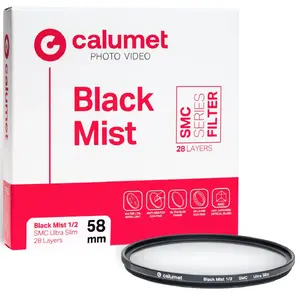 Фильтр-мист для объектива Calumet CALSAB1258, 58 мм, 1 шт., чёрно-прозрачный