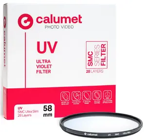 Camera lens filter Calumet CALSASMC58 — Ultraviolet (UV) filter, 58 mm