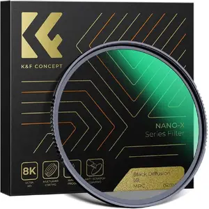 Diffusion camera filter K&F Concept Nano-X 46 mm, double-sided coating, black