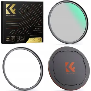 K&F 3‑1 CPL polarizācijas filtrs ar magnētisku gredzenu un vāciņu, 67 mm
