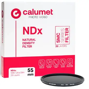 Neutral density camera filter Calumet CALSAN0455, 55 mm, single-piece, black frame