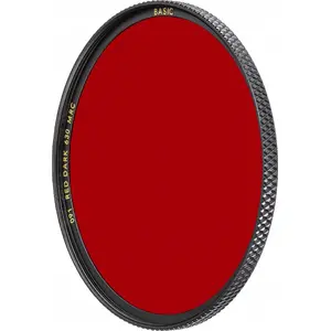 B+W Red Dark 630 MRC 55mm photographic filter (model 1102698)