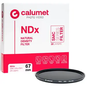Нейтральный (ND) фильтр для фотоаппарата Calumet CALSAN0467 — 67 мм, 1 шт., чёрно-прозрачный