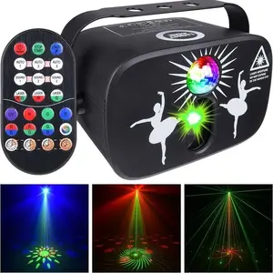 Light4Me Party Light 3 — Light4Me LED party/stage lamp with disco effect, laser sphere and remote