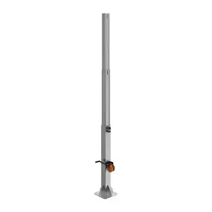 Pole OMEGA LOGON PROFESSIONAL RCCTV010 — outdoor metallic telescopic camera pole, 4 m, 30 kg capacity