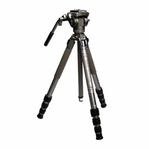 Stativa Sirui GT04+GT5, 3 kāju rokas video kamerai, maksimālais augstums 148,3 cm, 10 kg slodze, pelēks